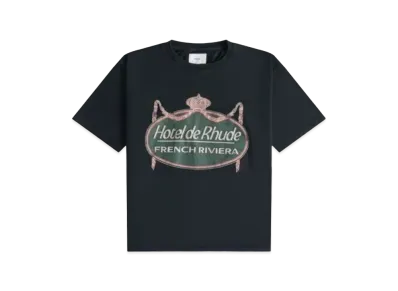 RHUDE Riviera Tee "Black"