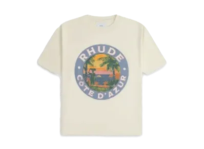 RHUDE Lago Tee "White"