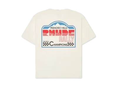 RHUDE Paradiso Rally Tee "White"