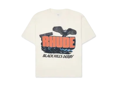 RHUDE Black HilLS Rally Tee "White"