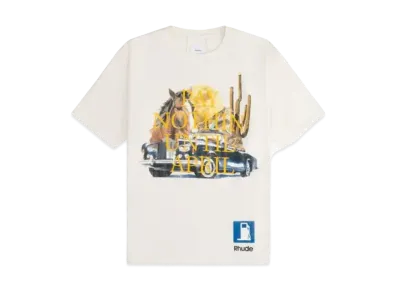 RHUDE Deserto Motors Tee "White"