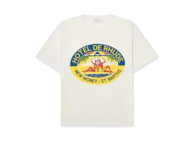 RHUDE Hotel De RHUDE Tee "White"