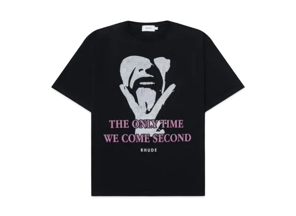 RHUDE Come Second Tee "Black"