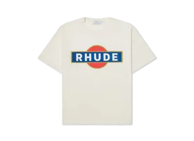 RHUDE Vintage Racer Tee "White"