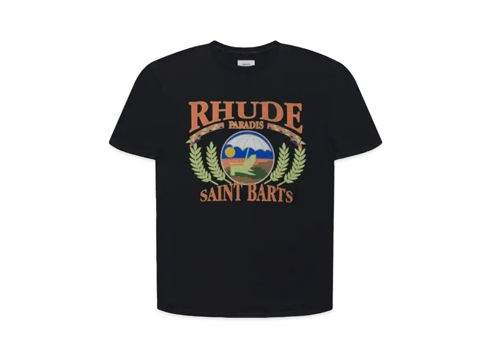 RHUDE Beach Chair Tee "Black"