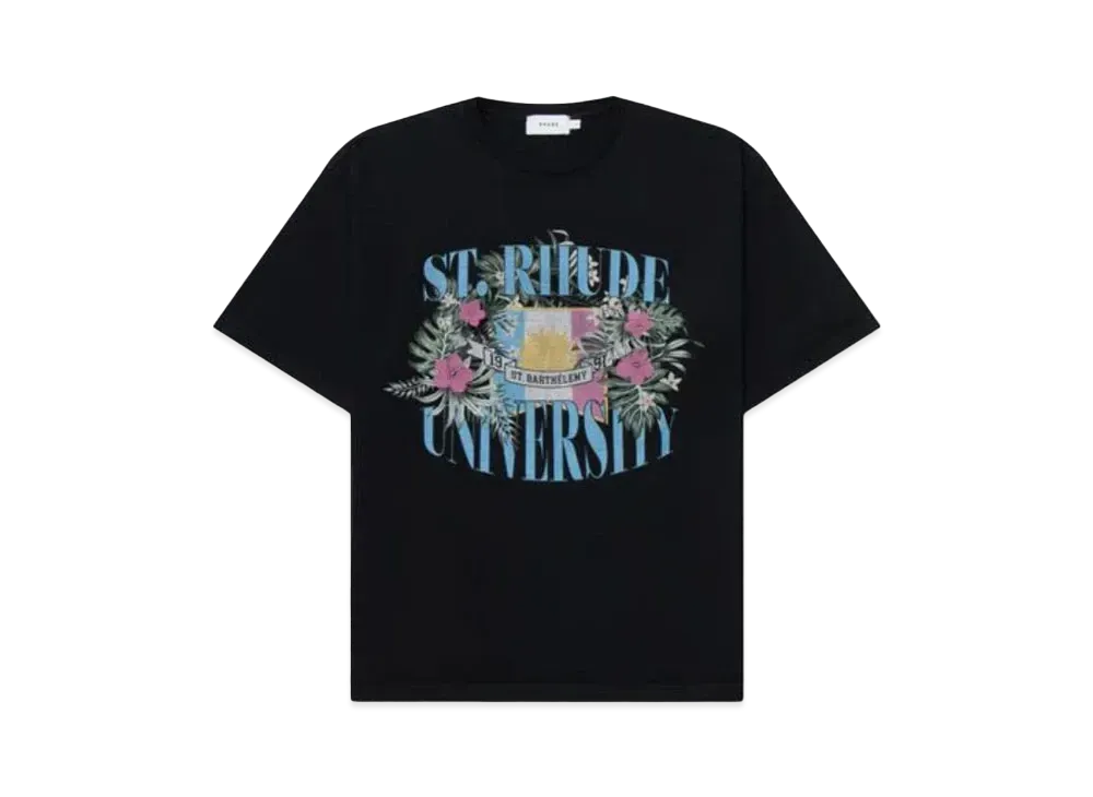 RHUDE University Tee "Black"