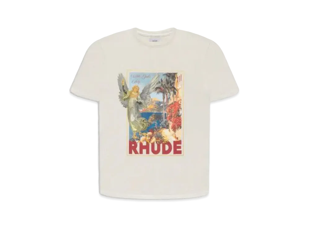 RHUDE Angel Tee "White"