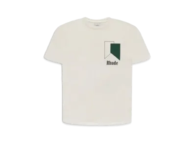 RHUDE Track Logo Tee "White"