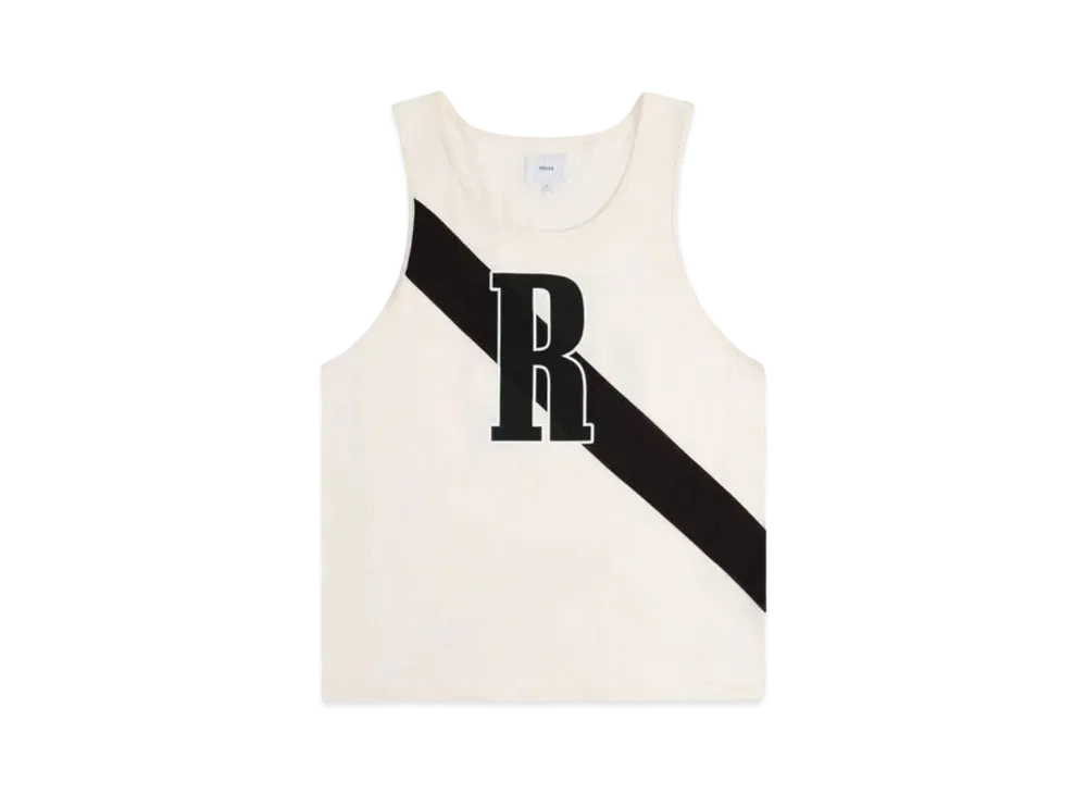 RHUDE 02 Stripe Tank Top "White"
