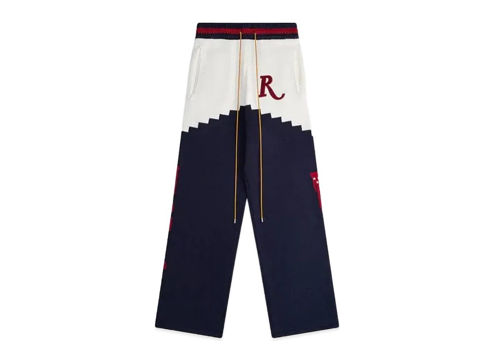 RHUDE ST. Croix Knit Pant "Navy"