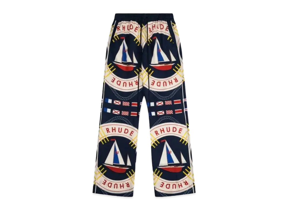 RHUDE Flag Sail Silk Pant "Multi"