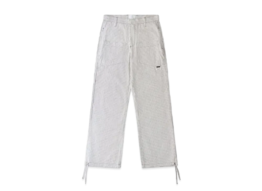 RHUDE Striped Front Pocket Pant "White"