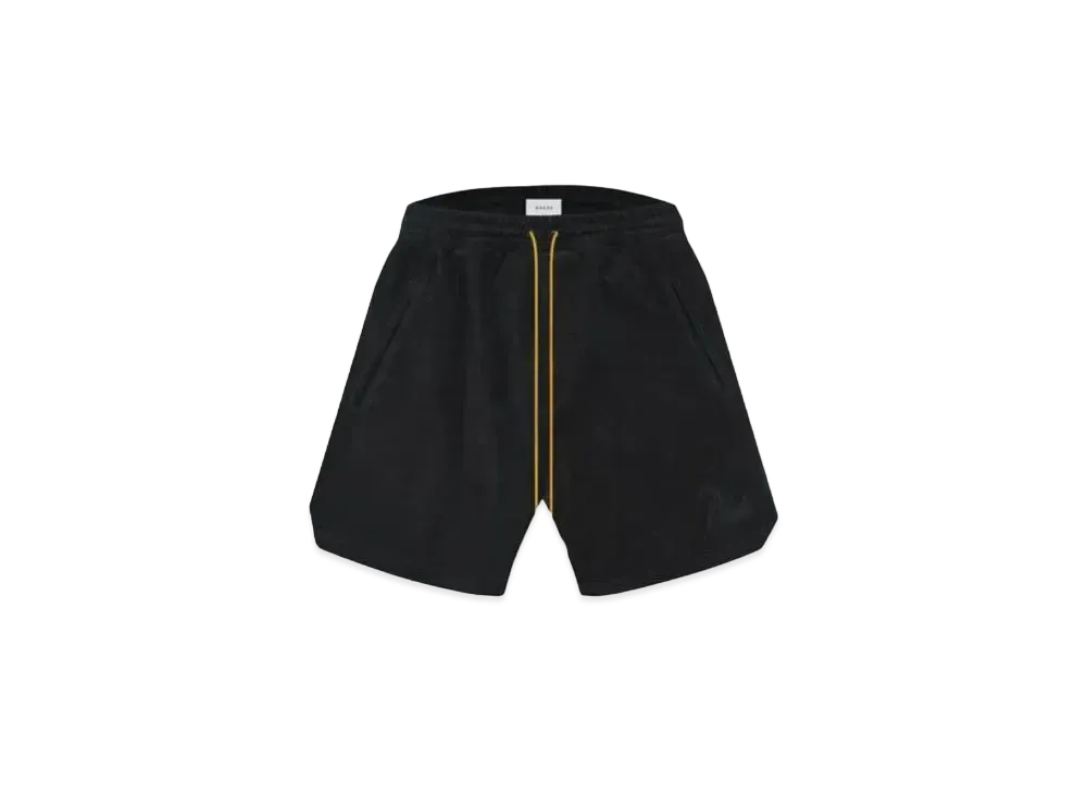 RHUDE Leather Shorts "Black"