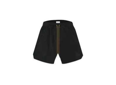 RHUDE Leather Shorts "Black"