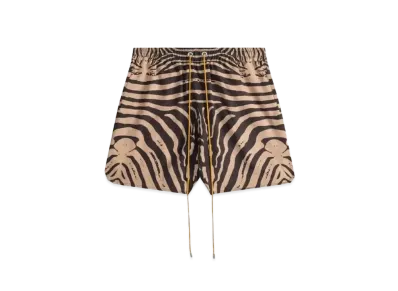 RHUDE Zebra Silk Short "Black Tan"