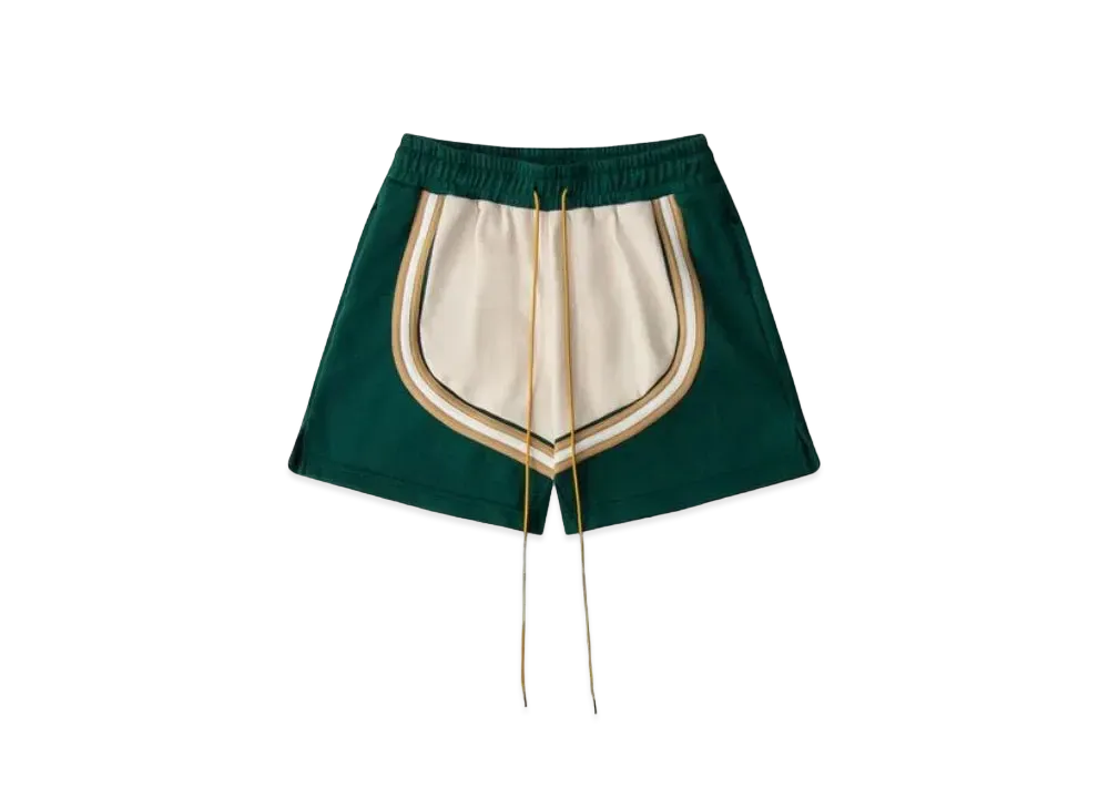 RHUDE Veille Pique Track Short "Green"