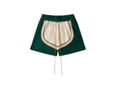 RHUDE Veille Pique Track Short "Green"