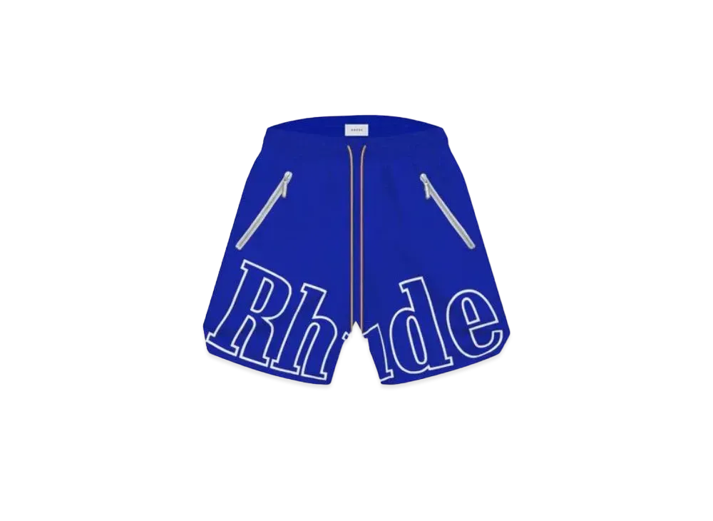 RHUDE RH Logo Shorts "Blue"
