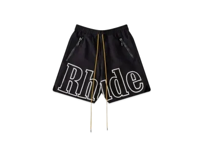 RHUDE RH Logo Shorts "Black"