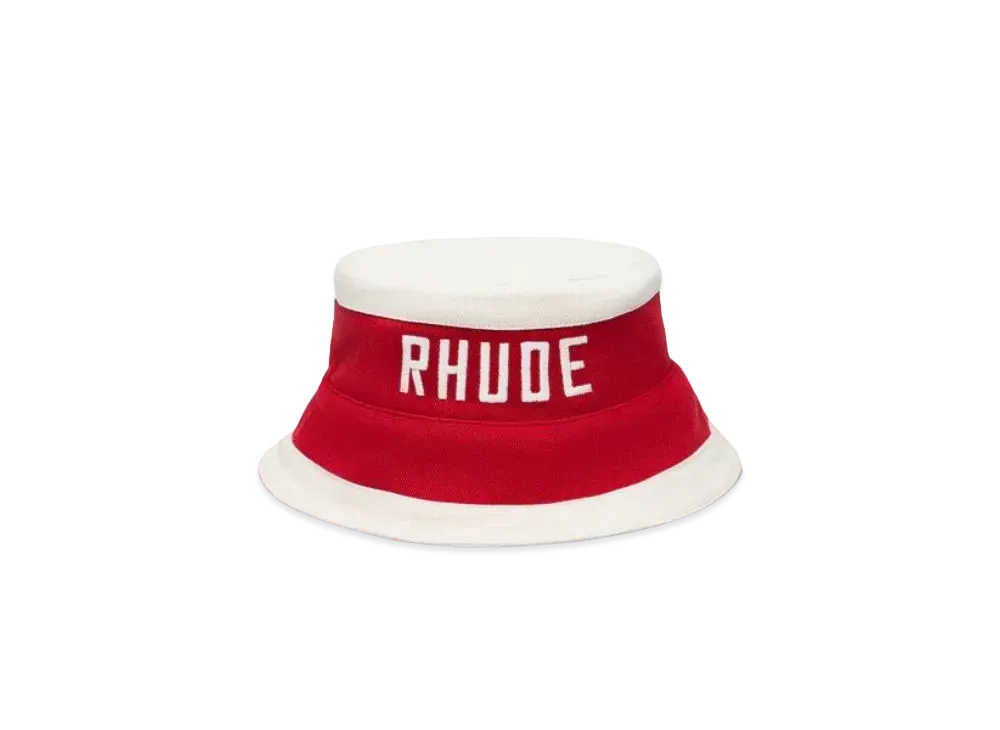 RHUDE East Hampton Bucket Hat "Red"