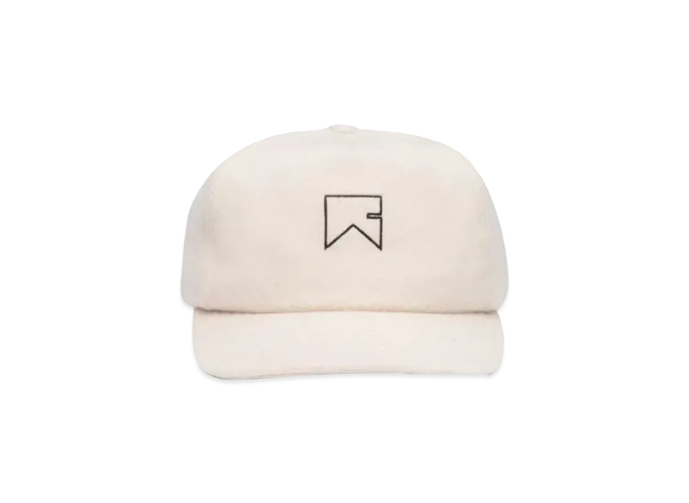 RHUDE Cashmere Chevron Logo Hat "Cream"