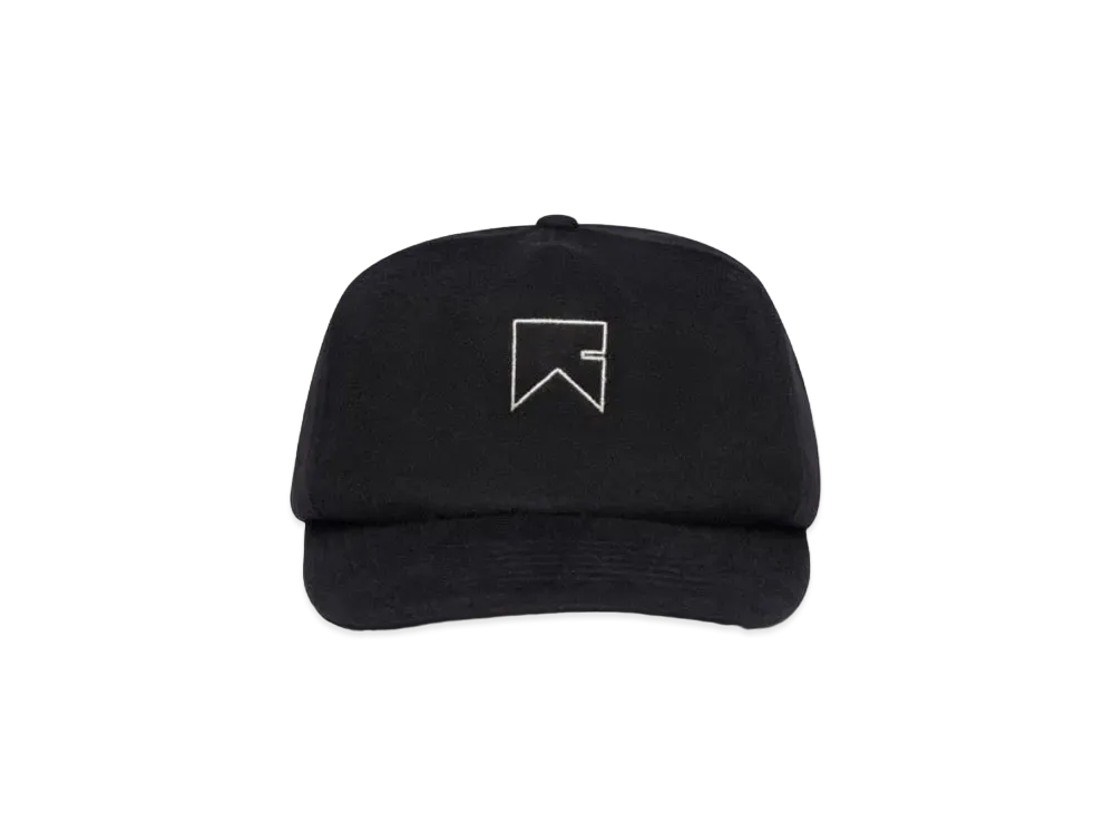RHUDE Cashmere Chevron Logo Hat "Black"