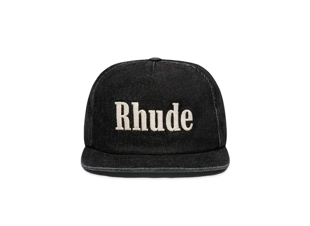 RHUDE Denim Logo Hat "Black"