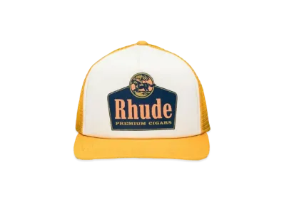 RHUDE Cigars Trucker Hat "Yellow"