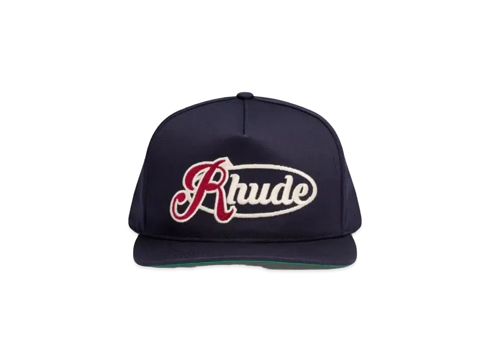 RHUDE Script Hat "Navy"
