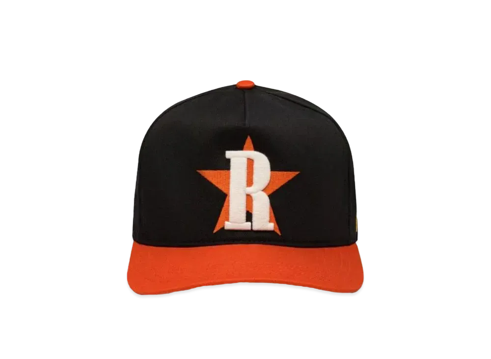 RHUDE Logo "R" Star Hat "Black"