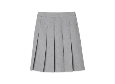 CELINE Pleated Skirt "Greychine/Chalk"
