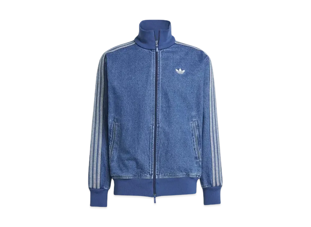 adidas Denim Firebird Track Top "Blue Denim"