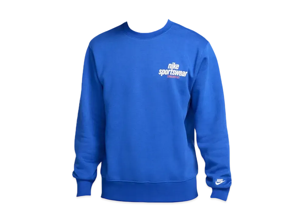 Nike Club Mens Fleece Crew "Game Royal"