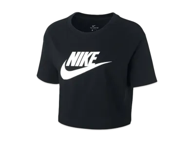 Nike Sportswear Essential Women's Cropped Tee "Black"
