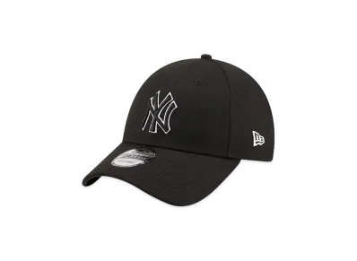 NEW ERA 9Forty New York Yankees "Black/Black White"