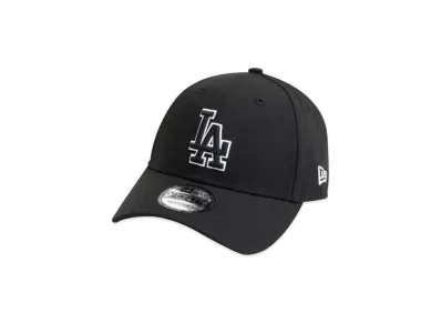 NEW ERA 9Forty Los Angeles Dodgers "Black/Black White"
