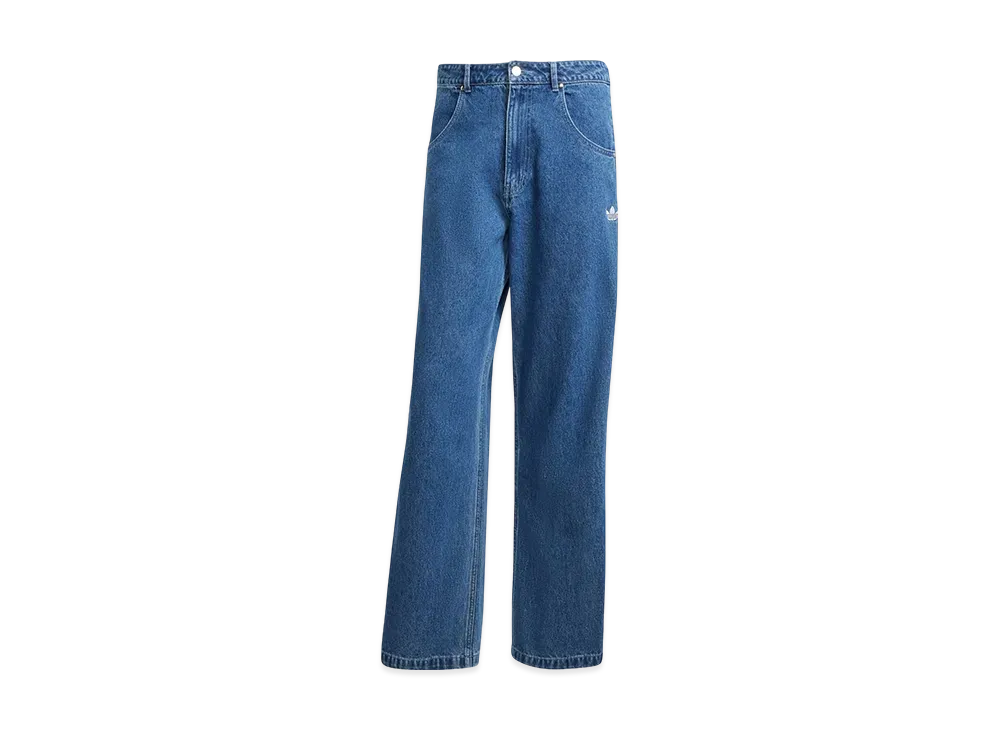 adidas Adicolor Denim Firebird Pants "Medium Blue Denim"
