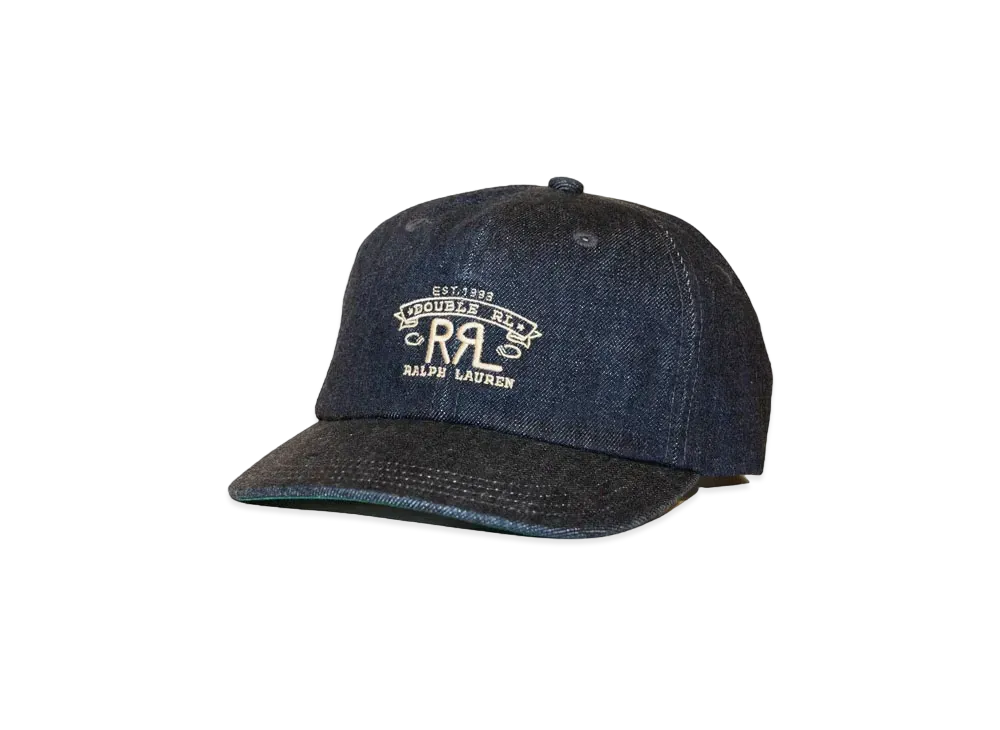RRL Ralph Lauren Sportsman Cap "Denim"