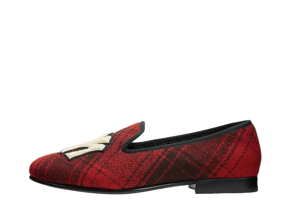 Polo Ralph Lauren x Yankees limited collection Check Slippers "Red"