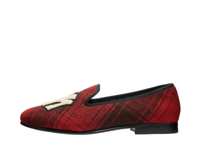 Polo Ralph Lauren x Yankees limited collection Check Slippers "Red"