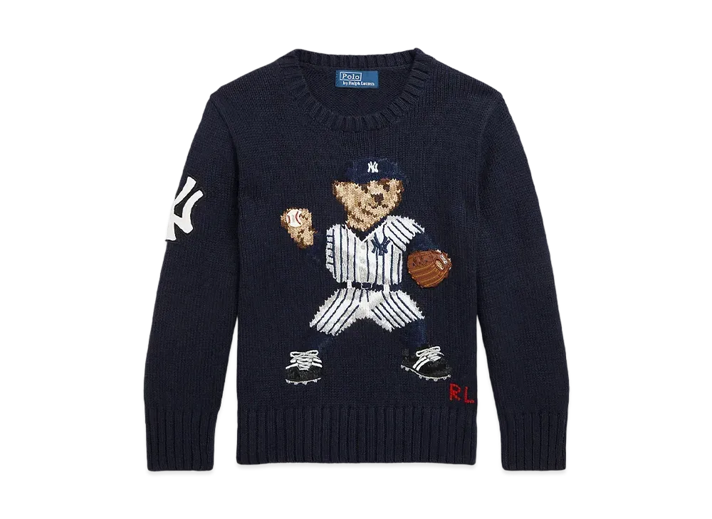 Polo Ralph Lauren x Yankees limited collection Bear Sweater "Navy"