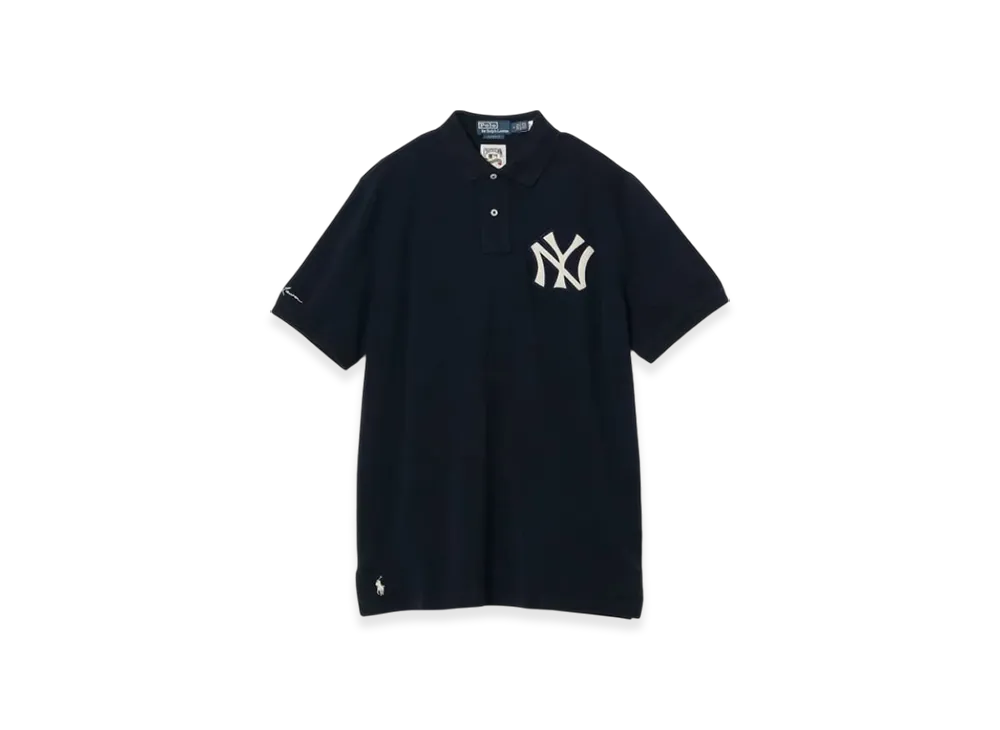 『美品』ラルフローレン ポロシャツ NEW YORK ニューヨーク L ブラック L POLO RALPH LAUREN ビッグポニー NEWYORK ポロシャツ