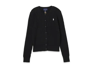 Polo Ralph Lauren Girls Mini Cable Cotton Cardigan "Poloblack2"