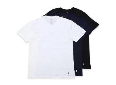 Polo Ralph Lauren Classic Fit Crewneck Tee 3-Pack "Whitenavyblack"