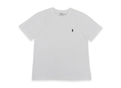 Polo Ralph Lauren Kids Short-Sleeve Cotton Jersey Crewneck Tee "White"