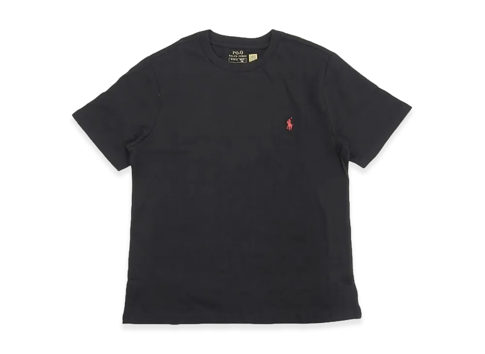 Polo Ralph Lauren Kids Short-Sleeve Cotton Jersey Crewneck Tee "Black"