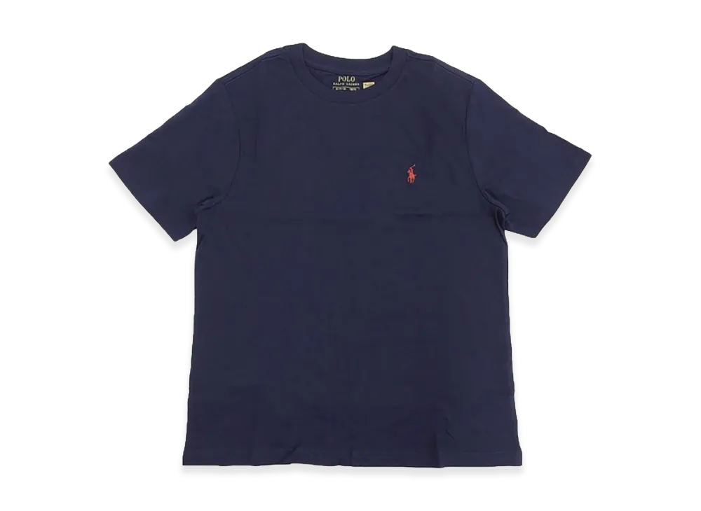 Polo Ralph Lauren Kids Short-Sleeve Cotton Jersey Crewneck Tee "Navy"