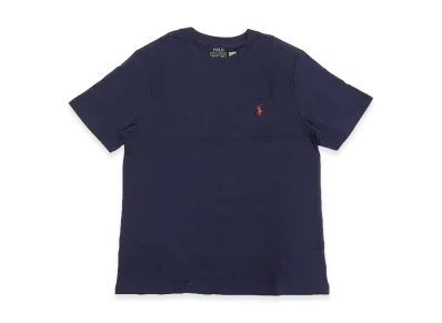 Polo Ralph Lauren Kids Short-Sleeve Cotton Jersey Crewneck Tee "Navy"