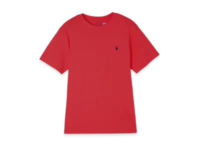 Polo Ralph Lauren Kids Short-Sleeve Cotton Jersey Crewneck Tee "Red"
