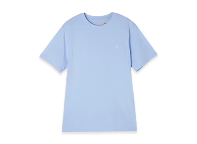 Polo Ralph Lauren Kids Short-Sleeve Cotton Jersey Crewneck Tee "Officeblue"